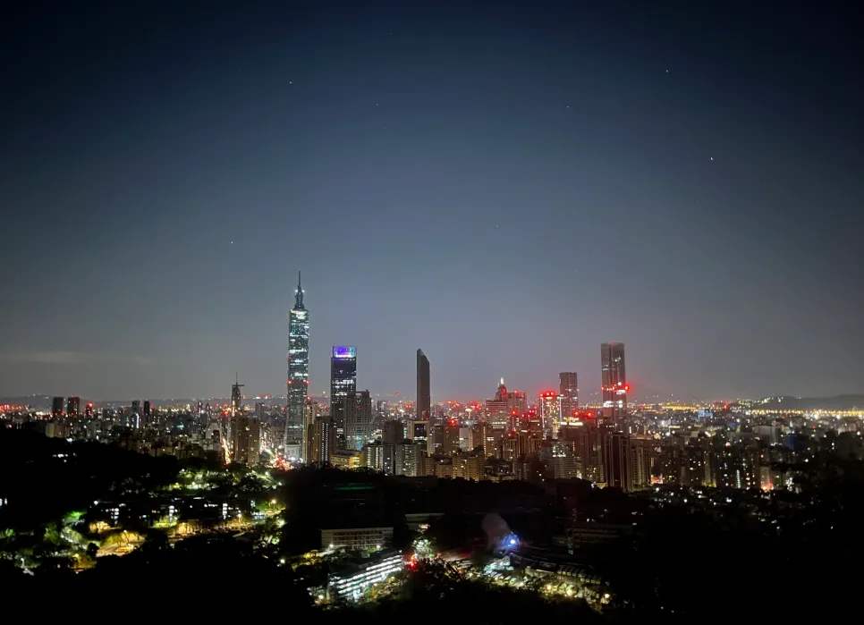 某次晚上朋友說想去信義看妹妹結束之後又說想看夜景