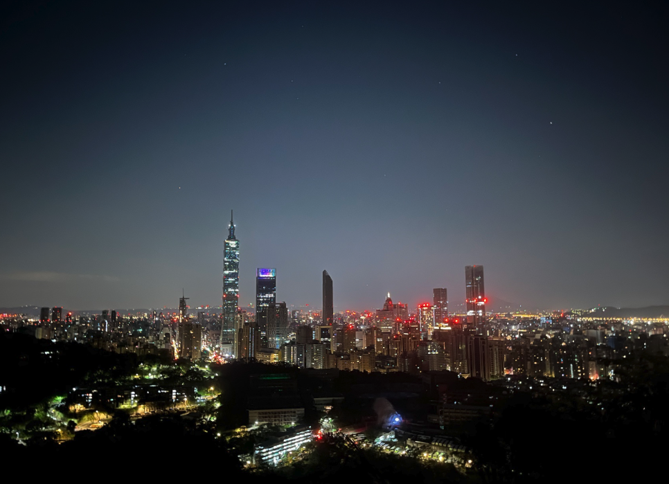 某次晚上朋友說想去信義看妹妹結束之後又說想看夜景